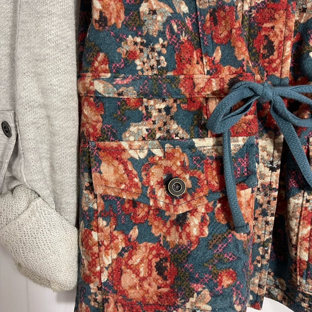 Anthropologie Saturday/Sunday Floral Delwyn Jacket Size M - Picture 3 of 5